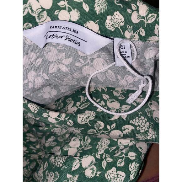 & Other Stories NWOT Green Fruit Novelty Print Dress - Picture 4 of 12